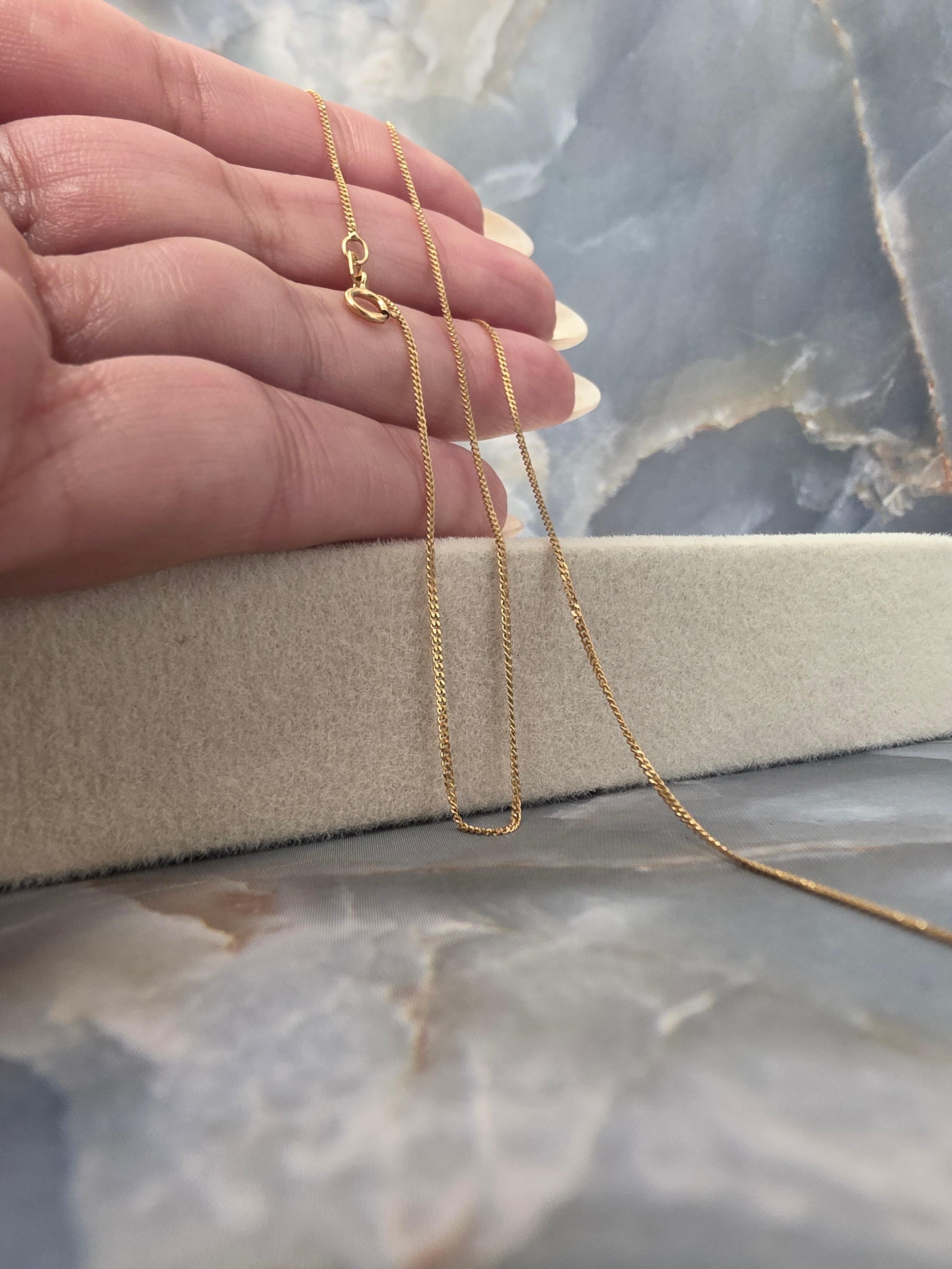 Gold Cubanita Chain 143