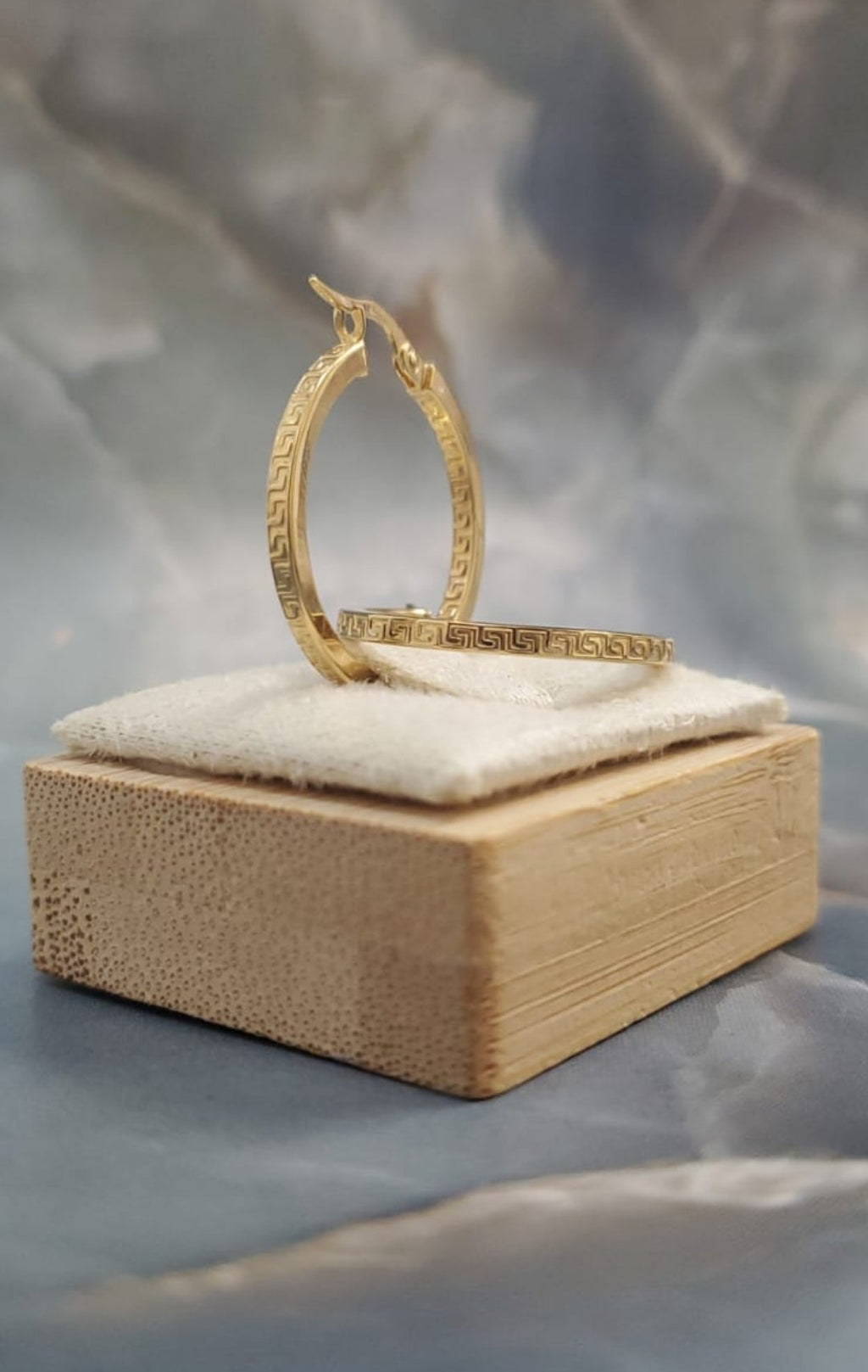 Greek Key Hoop Earrings 171