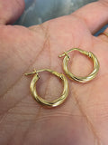 Twisted Hoop Earrings 167