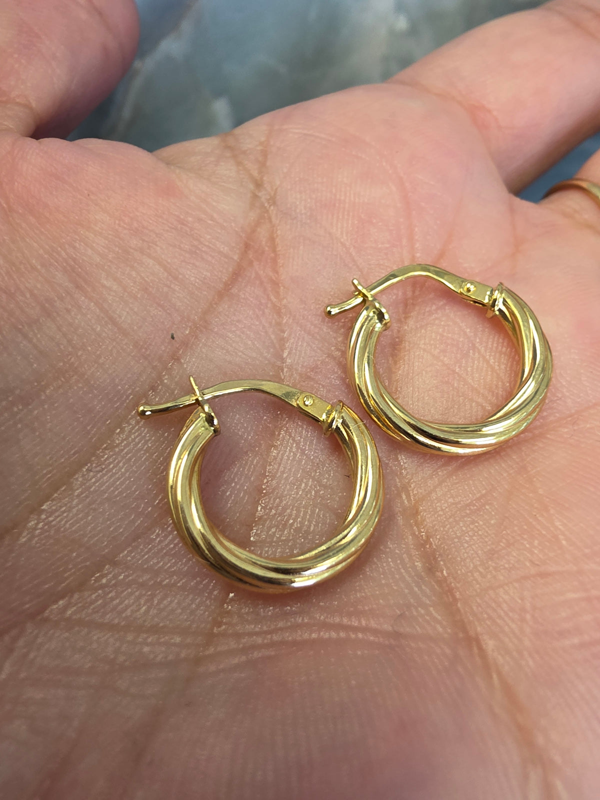 Twisted Hoop Earrings 167