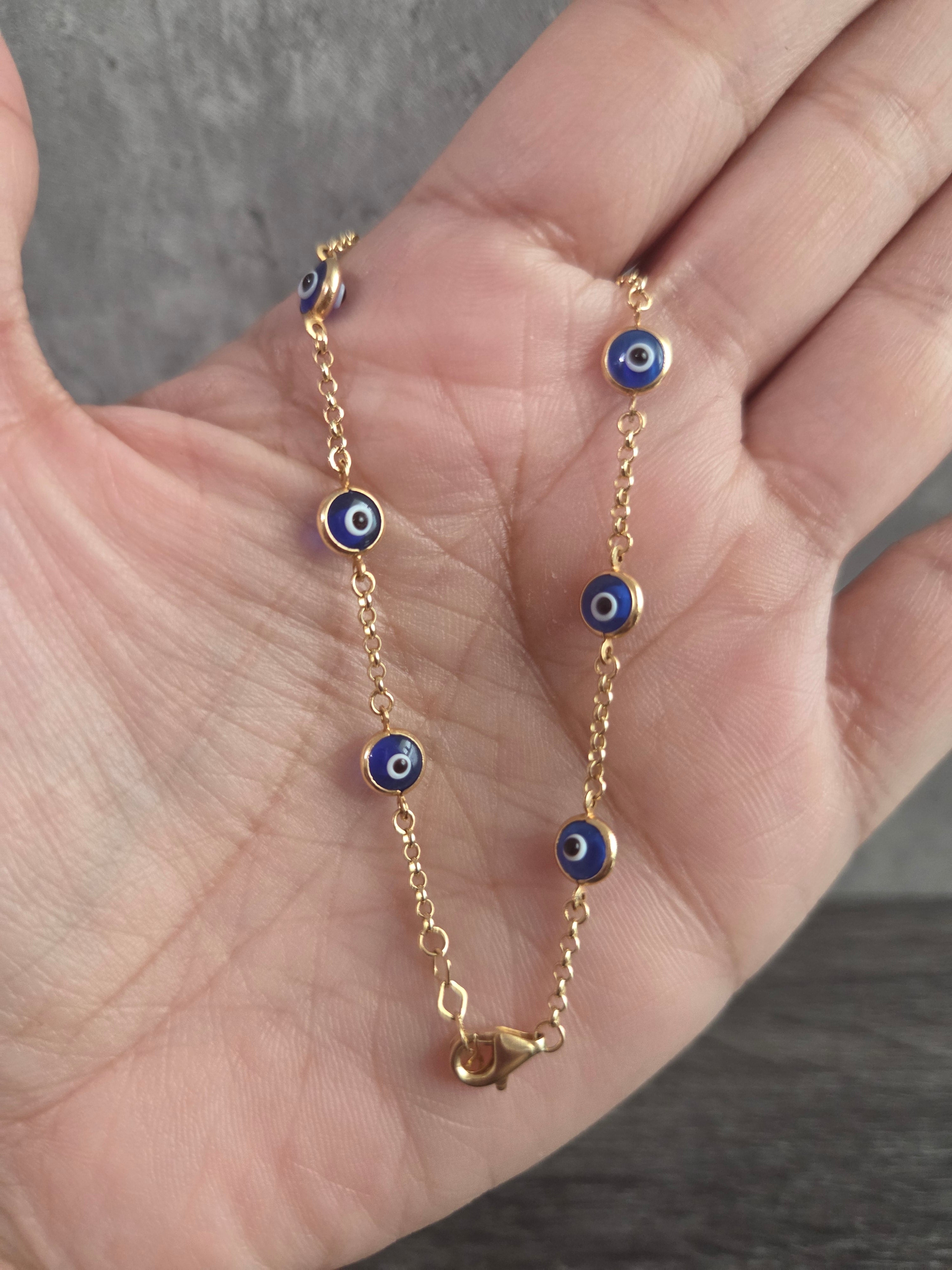 Pulsera Ojito Turco Azul