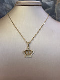 Zirconia Crown Pendant 098