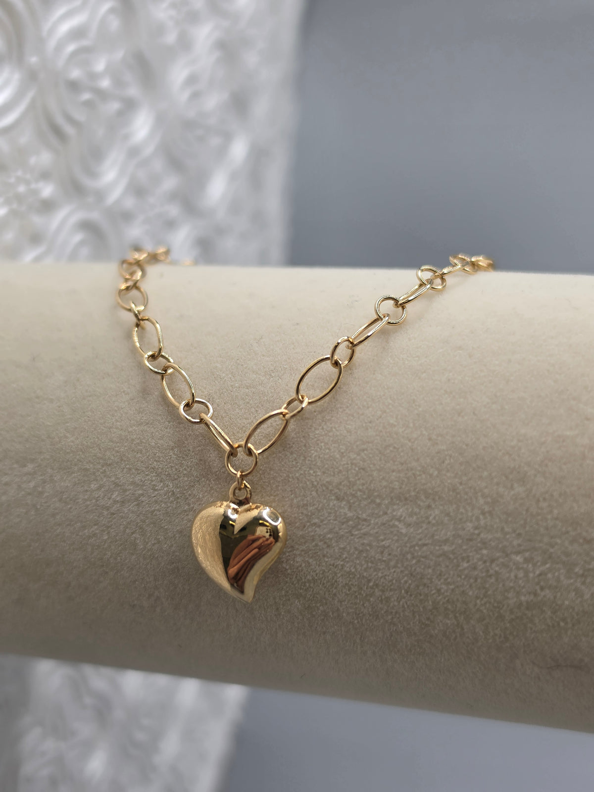 Heart Charm Link Bracelet 283