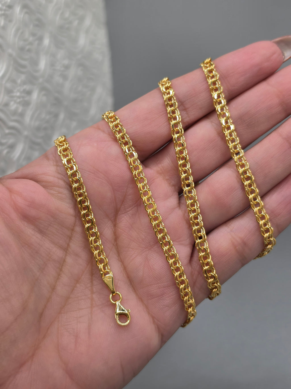 Chinese Link Chain Necklace 872