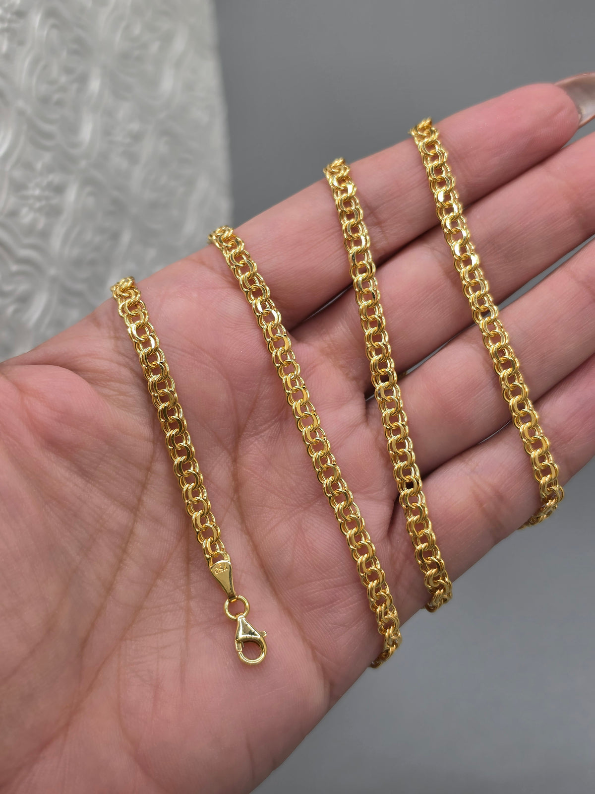 Chinese Link Chain Necklace 872