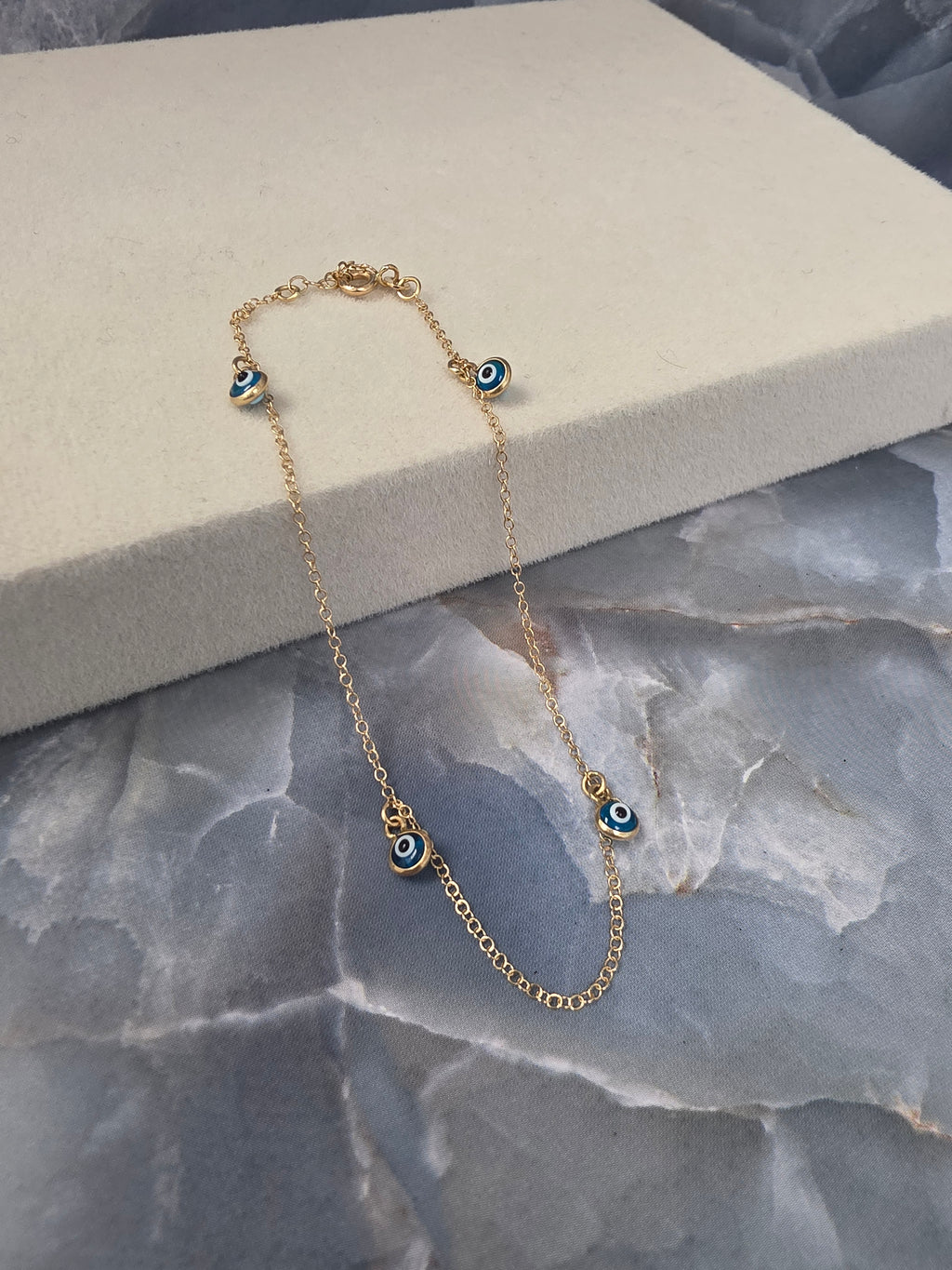 Blue Evil Eye Anklet 168