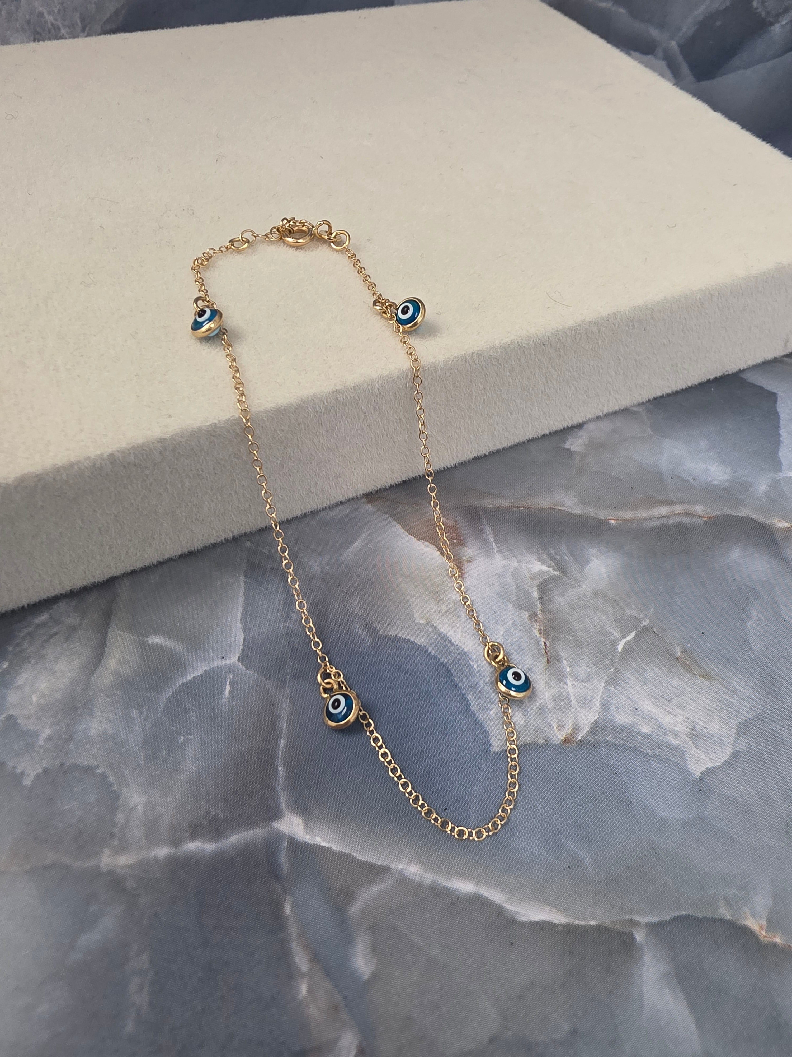 Blue Evil Eye Anklet 168