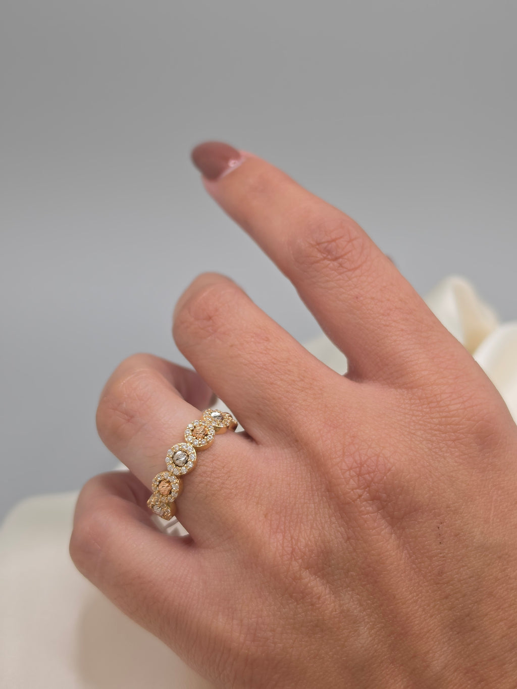 Multi-Stone Halo Ring 257