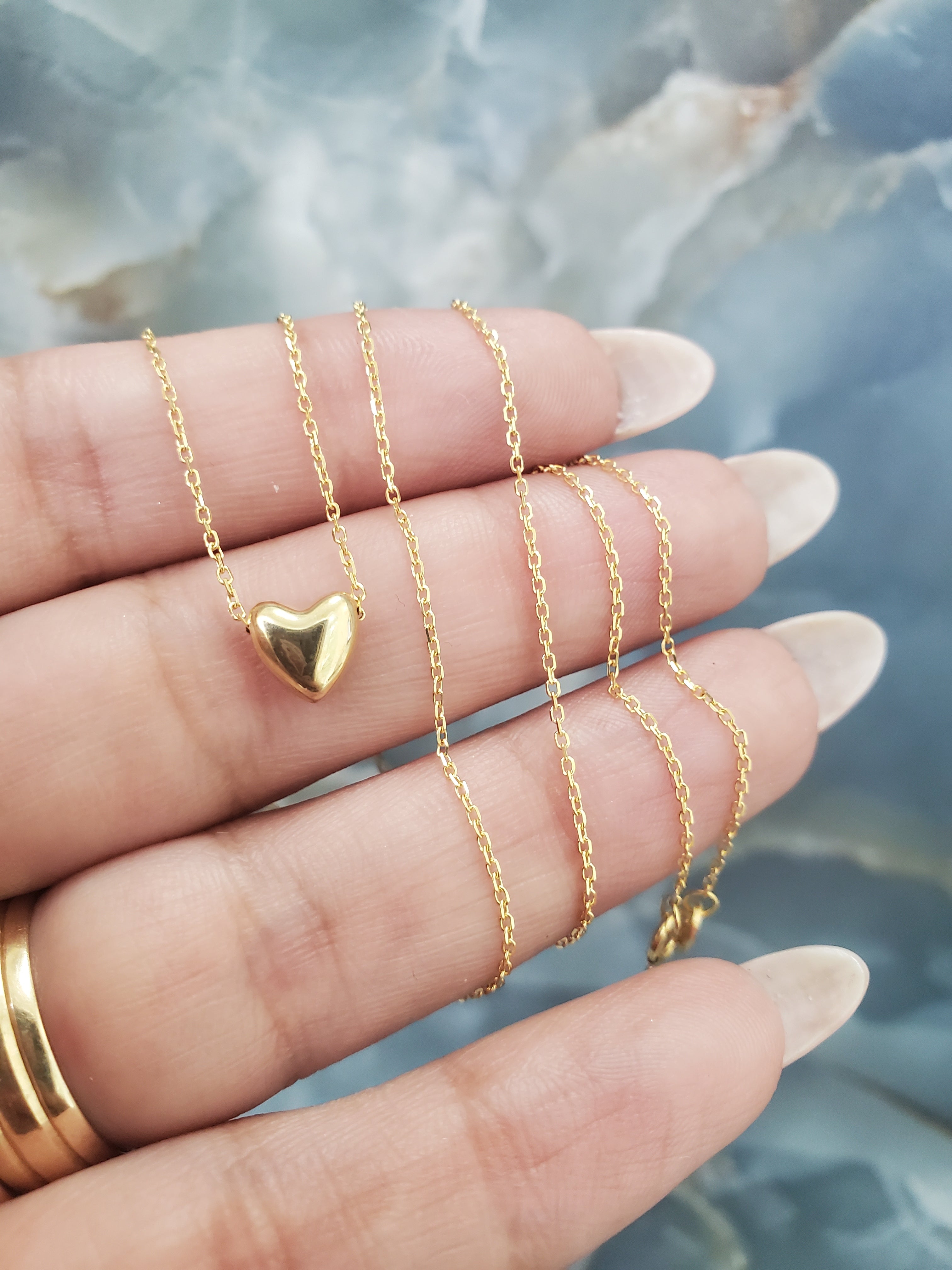 Imperial Polished Heart Necklace 132