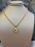 Gold Knot Pendant 111