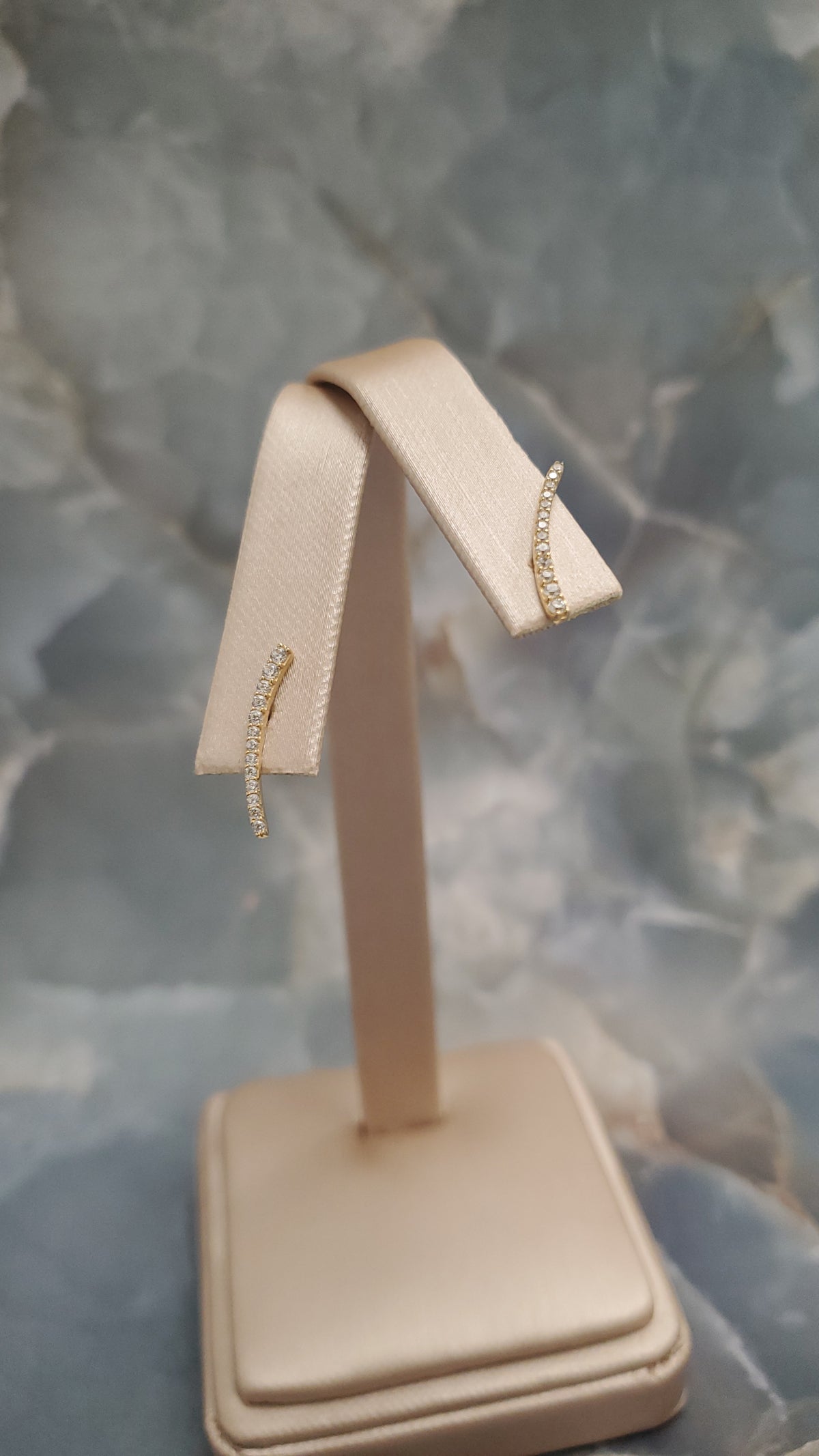 Curved Zirconia Ear Climbers 130