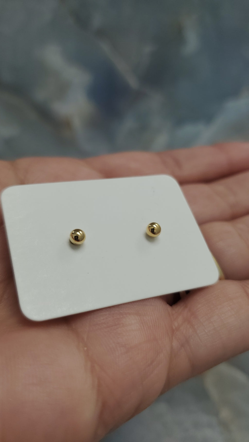 Classic Ball Stud Earrings 082
