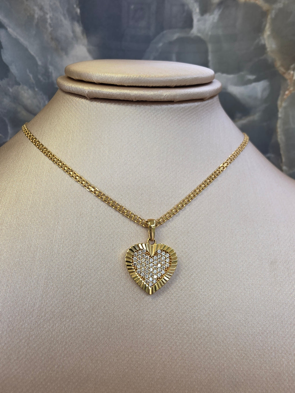 Heart Pendant with Zirconia 149