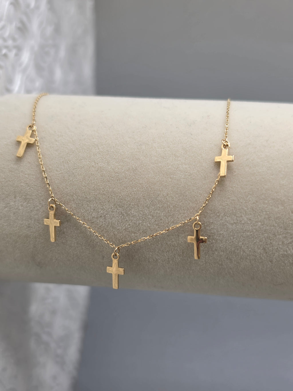 Five Cross Charm Bracelet 180