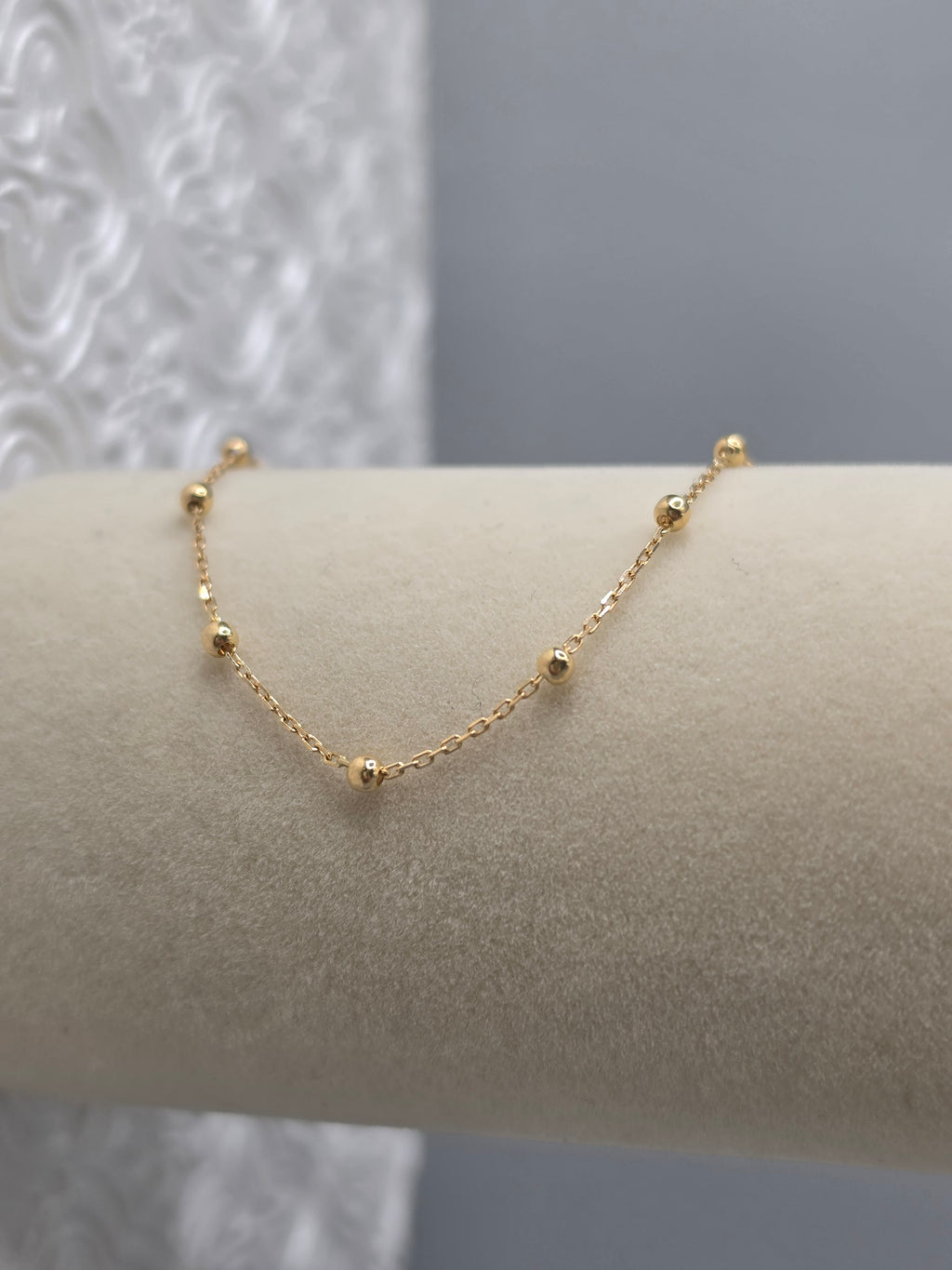 Gold Adjustable Girls’ Beaded Bracelet 113