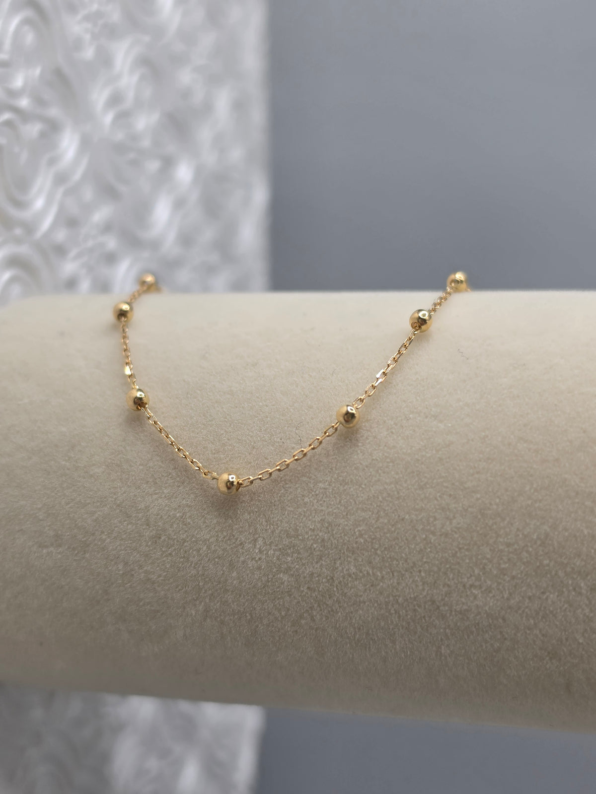 Gold Adjustable Girls’ Beaded Bracelet 113