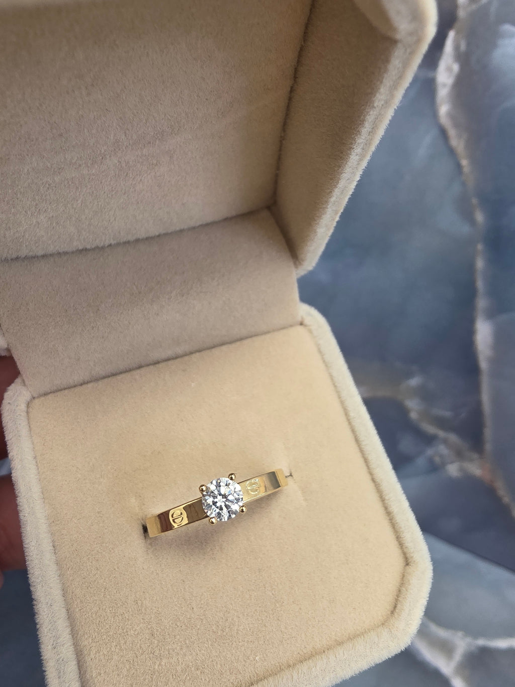 Classic Round Solitaire Ring 103