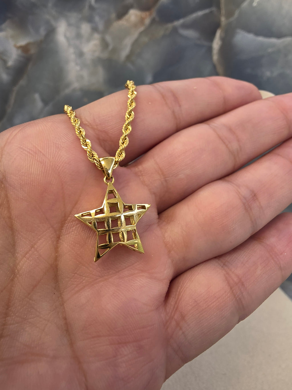 Openwork Star Pendant 166