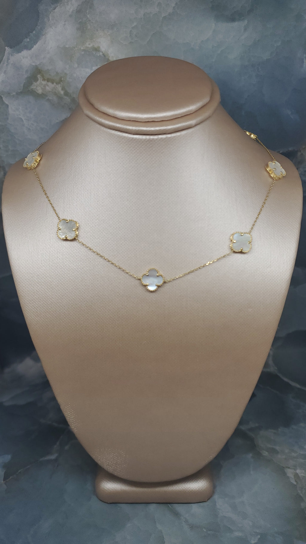 White Clover Station Necklace 462