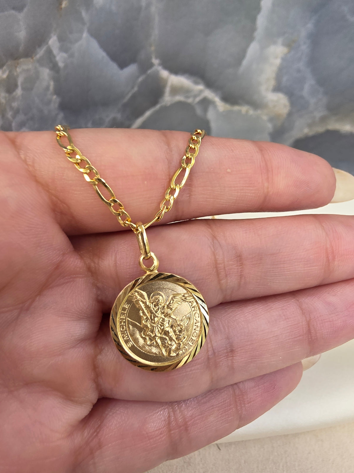 Saint Michael Archangel Medal Pendant 092