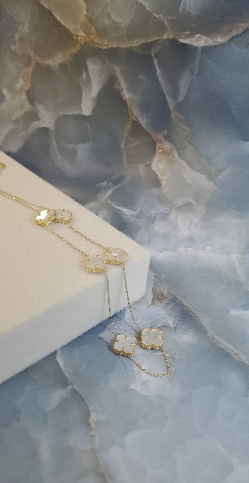 White Clover Station Necklace 462