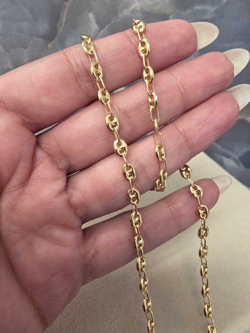 Gold Anchor Chain 817