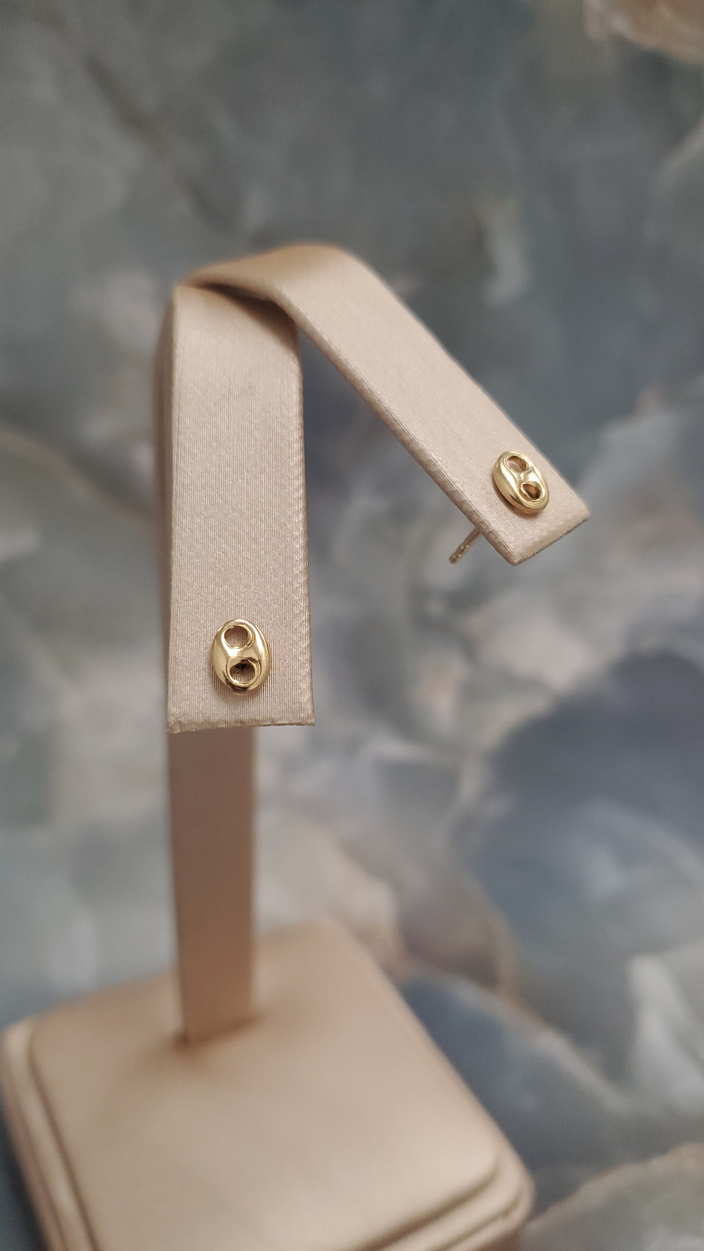 Oval Link Stud Earrings 105