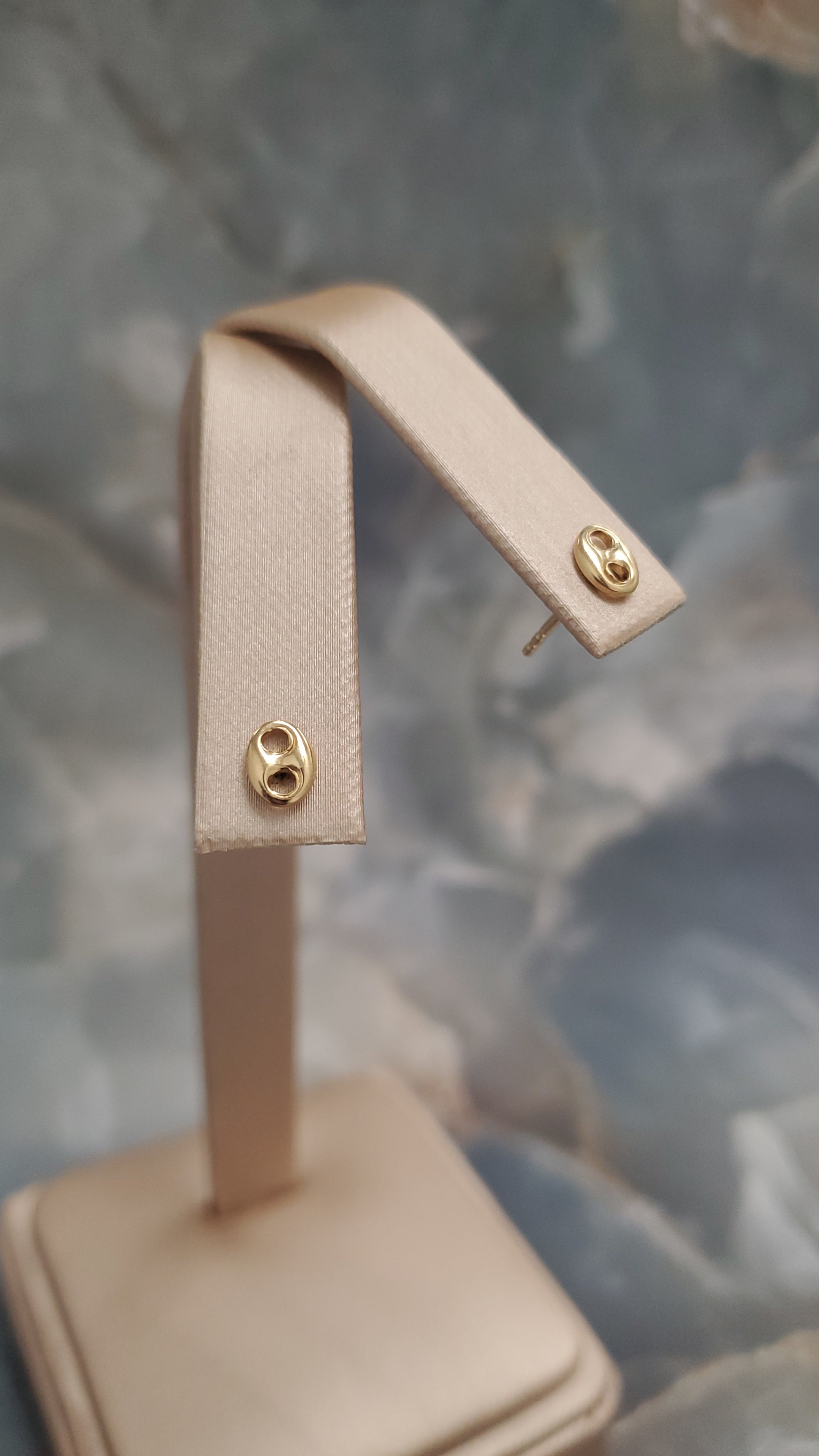Oval Link Stud Earrings 105