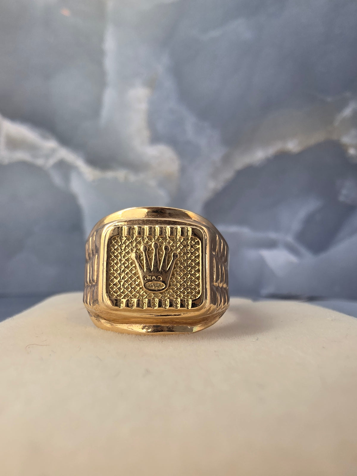 Crown Signet Ring 376