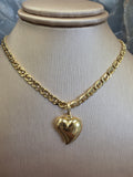 Puffed Heart Pendant 135