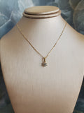 Imperial Venetian Box Solitaire Necklace 173