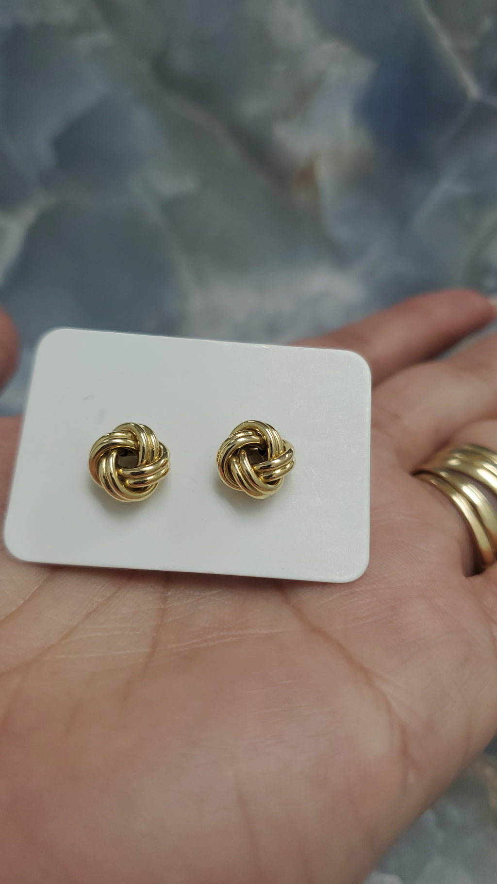 Love Knot Stud Earrings 086