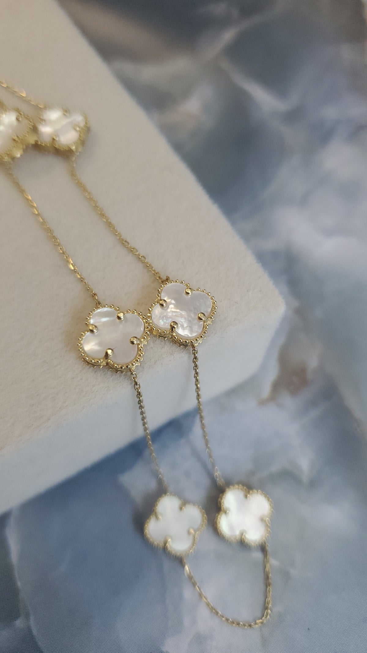 White Clover Station Necklace 462
