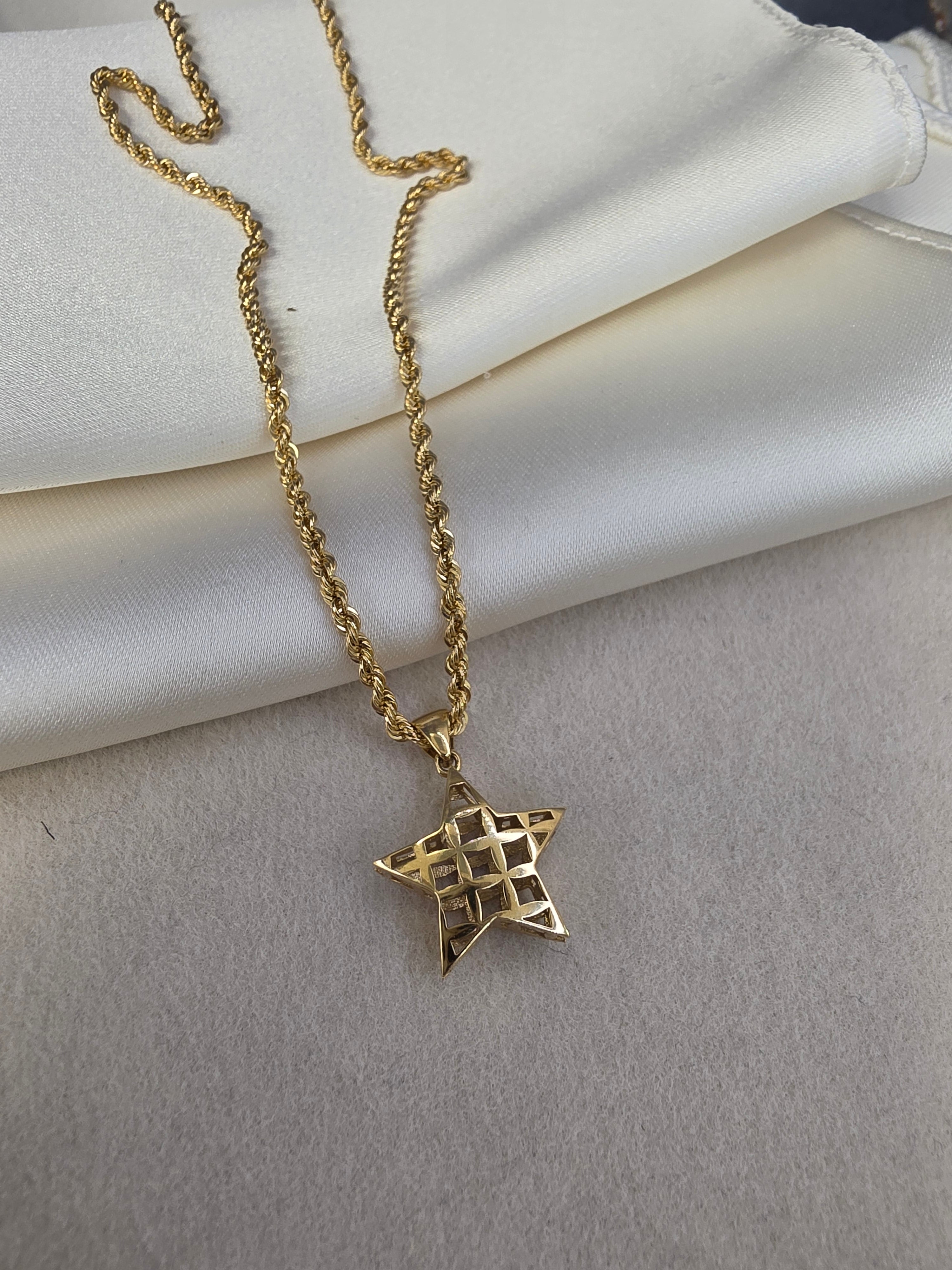Openwork Star Pendant 166