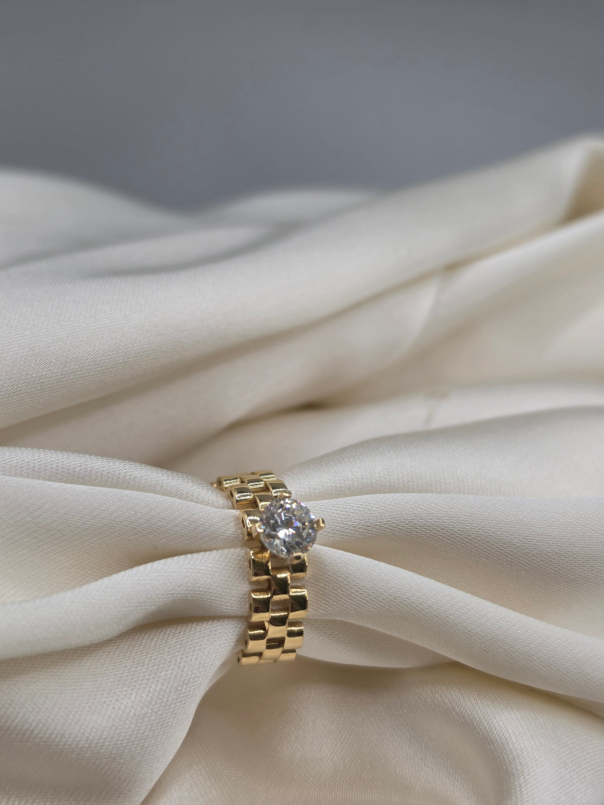 Rolex Style Solitaire Ring 329
