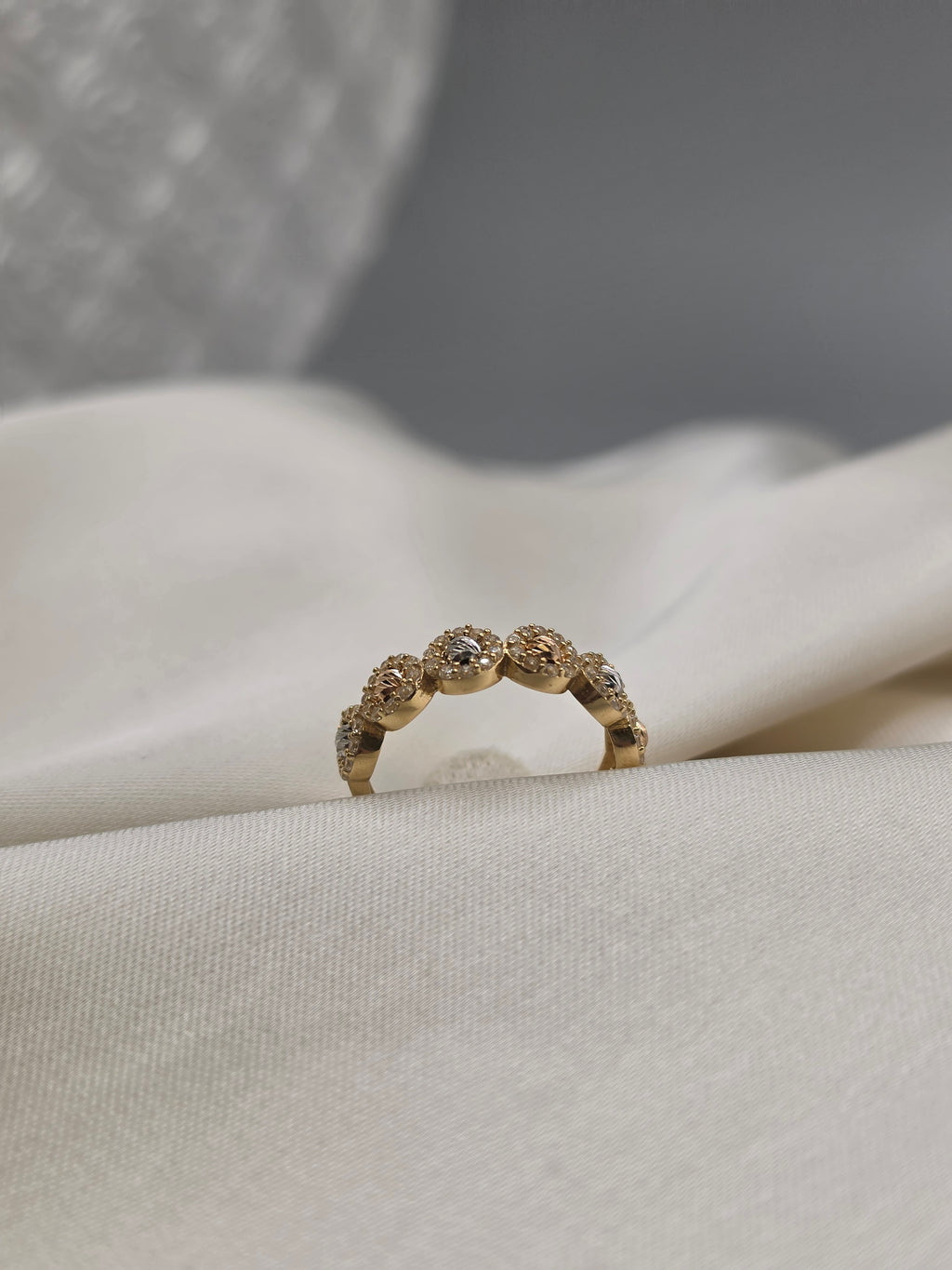 Multi-Stone Halo Ring 257