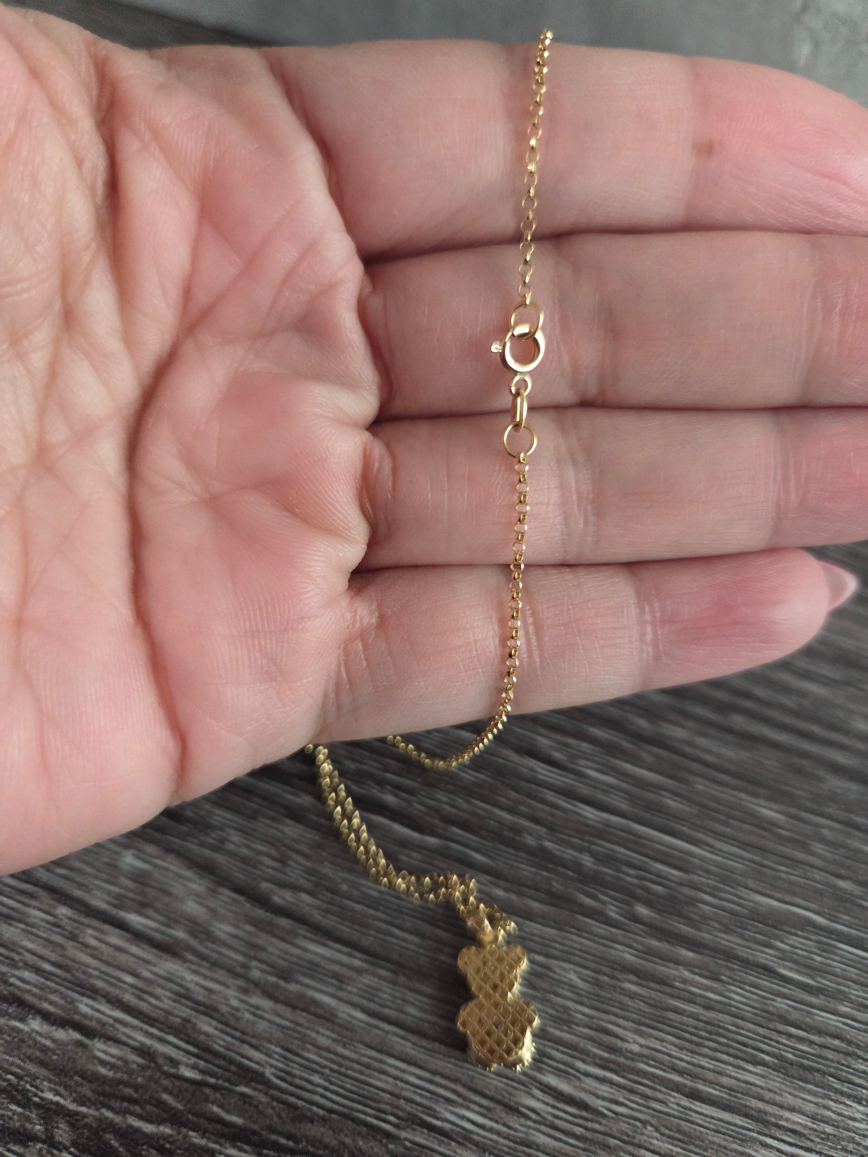 Cadena Rolo con Dije Osito