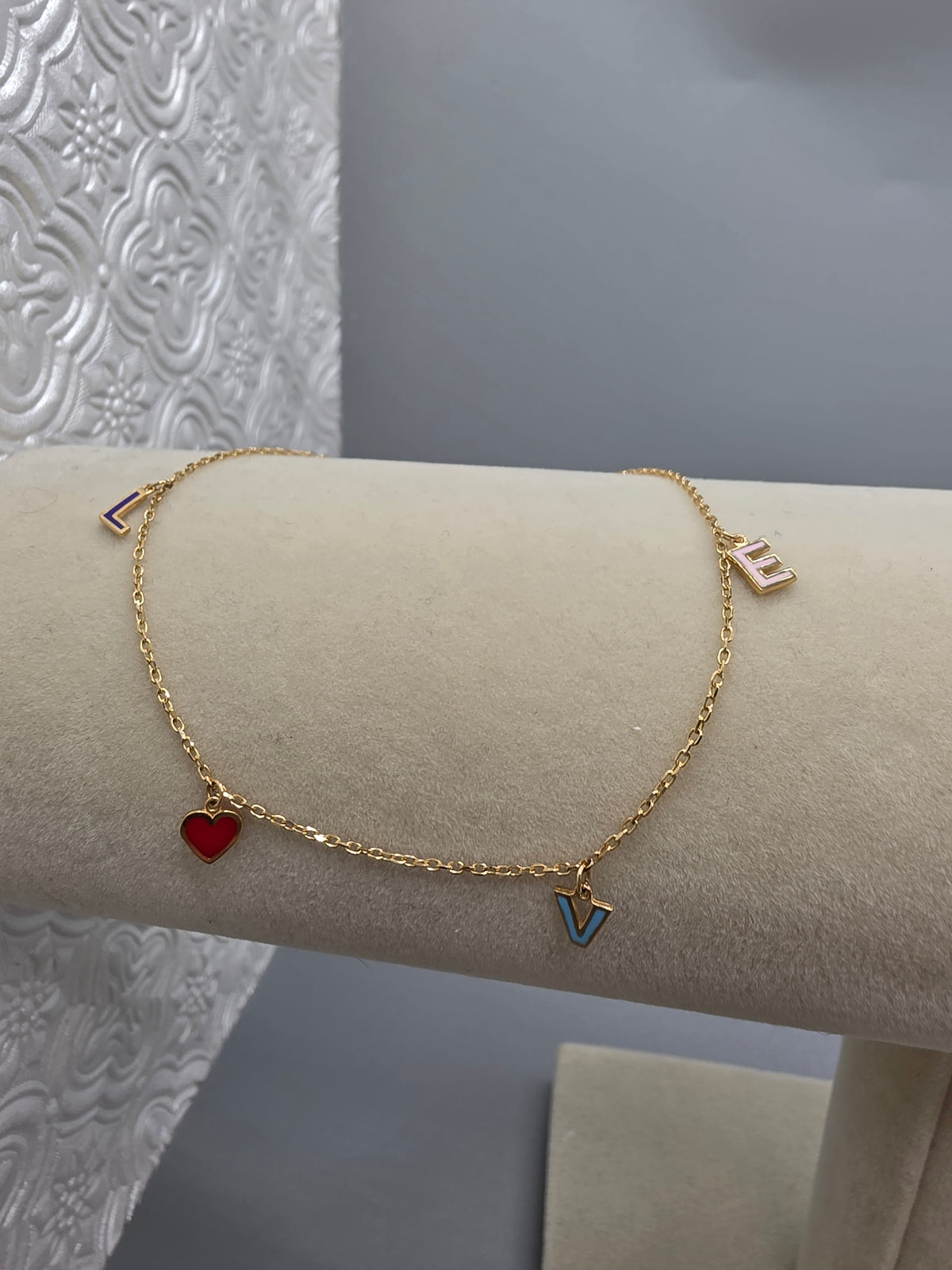 LOVE Enamel Charm Bracelet 115
