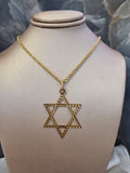 Diamond-Cut Star of David Pendant 221