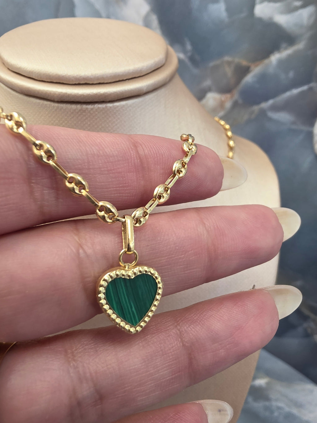 Green Heart Pendant