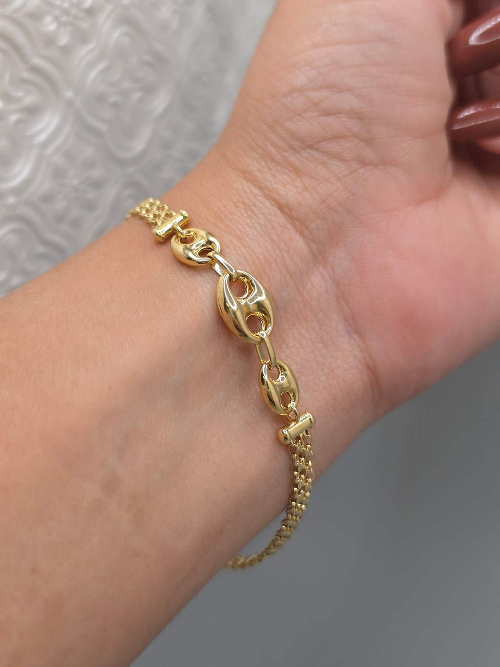 Anchor & Chinese Link Bracelet 432