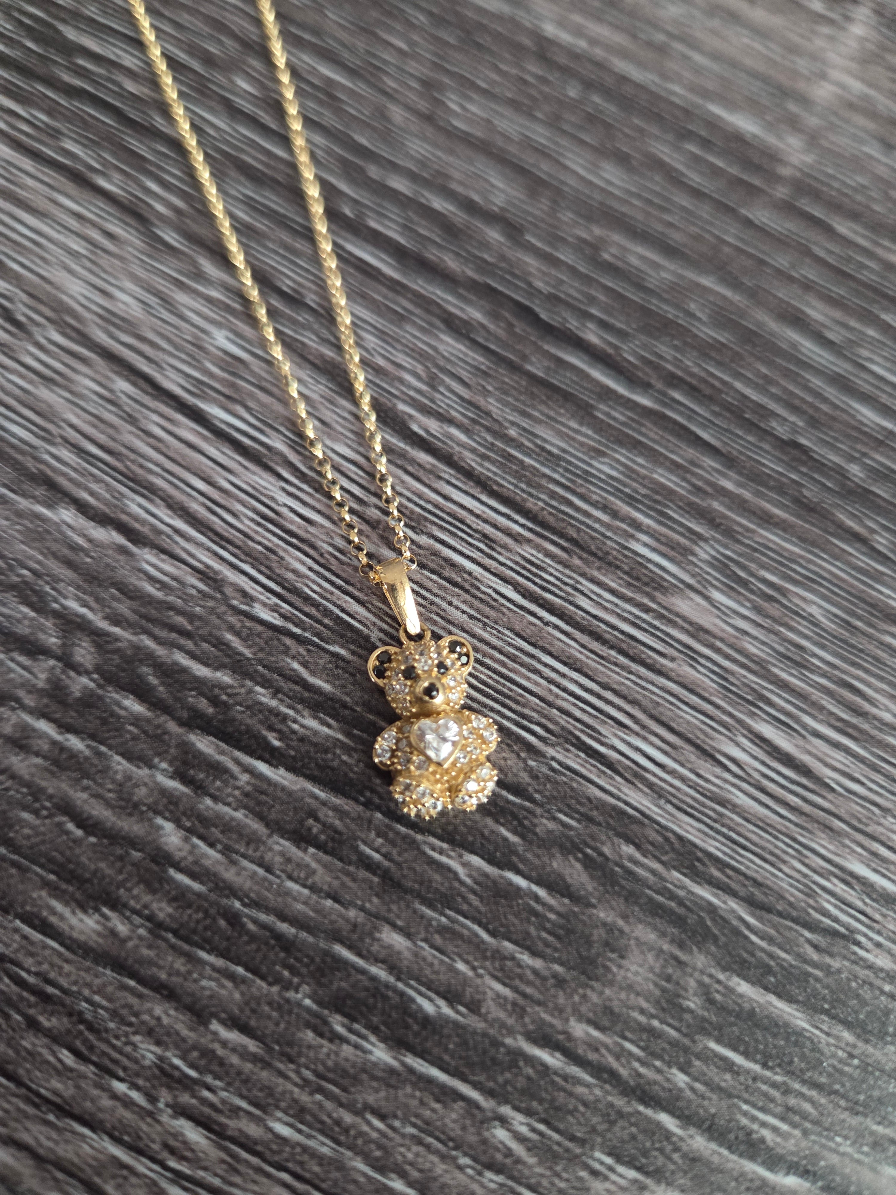 Cadena Rolo con Dije Osito