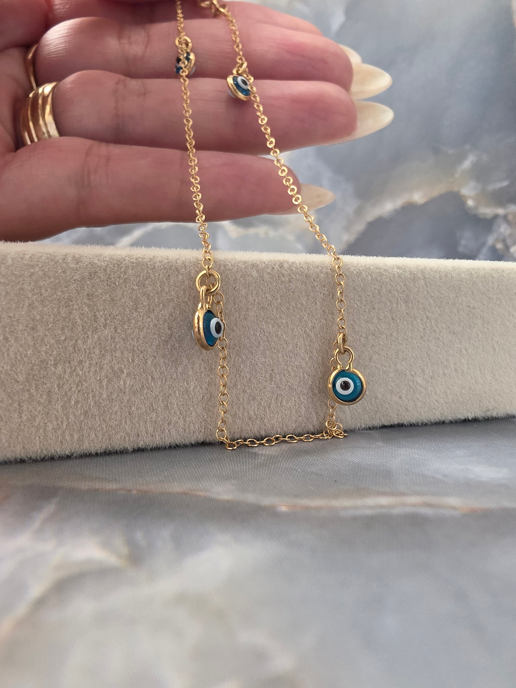 Blue Evil Eye Anklet 168
