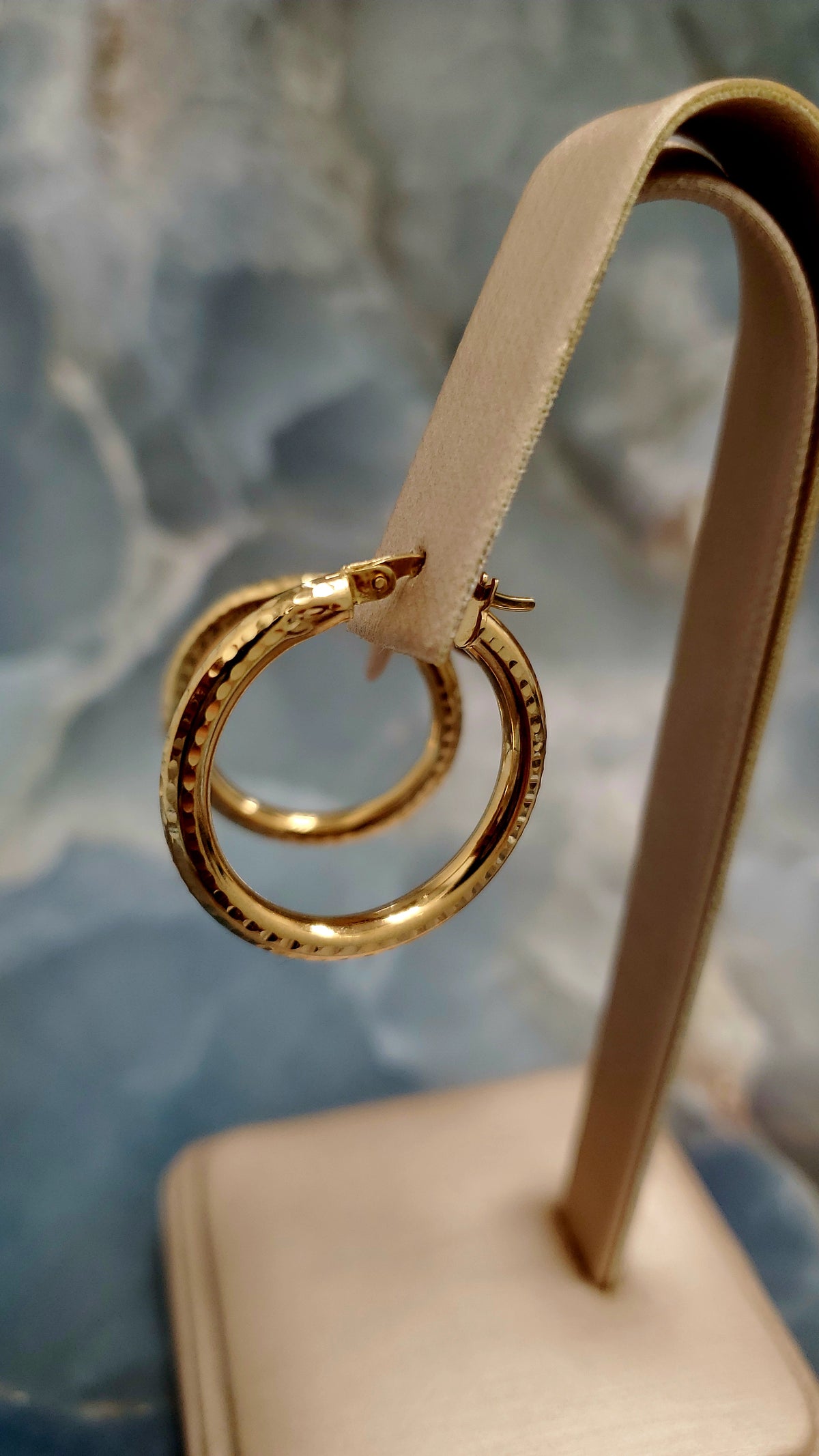 Textured Hoop Earrings 220