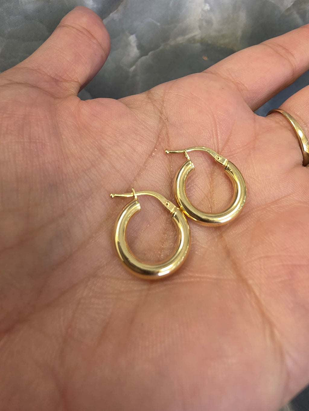 Polished Hoop Earrings 137
