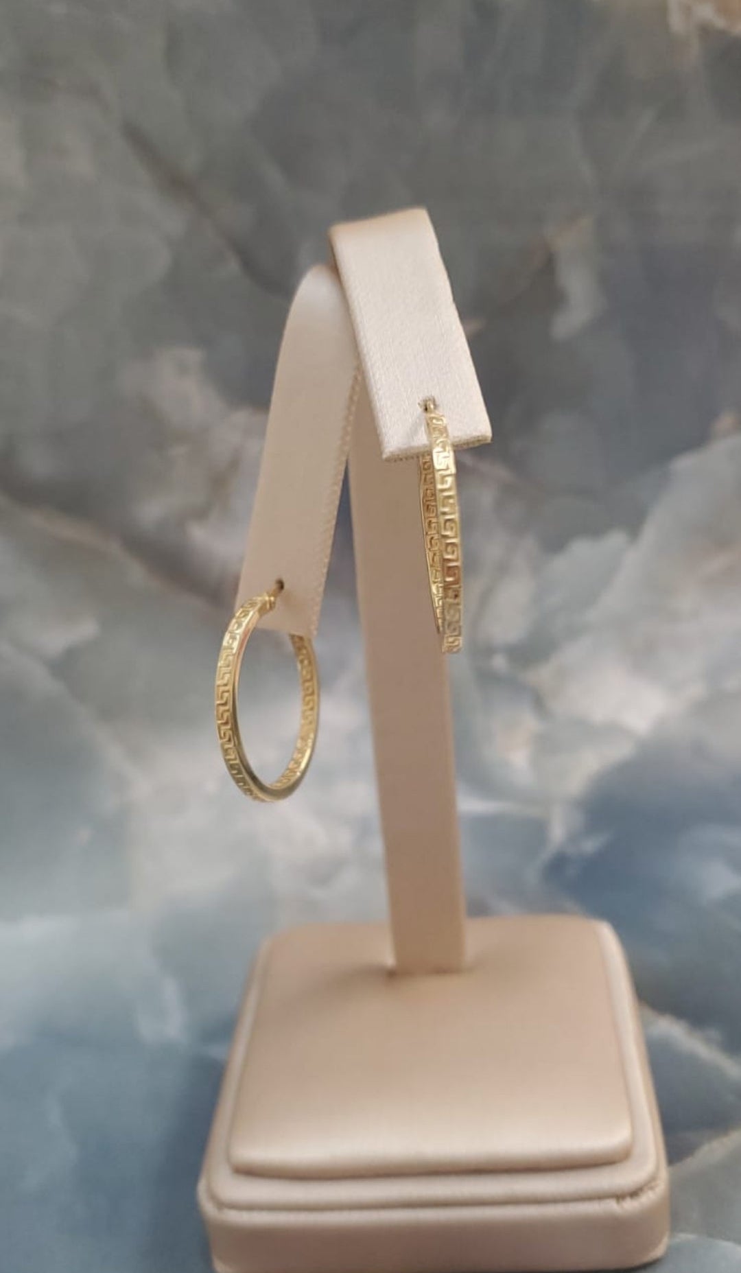 Greek Key Hoop Earrings 171