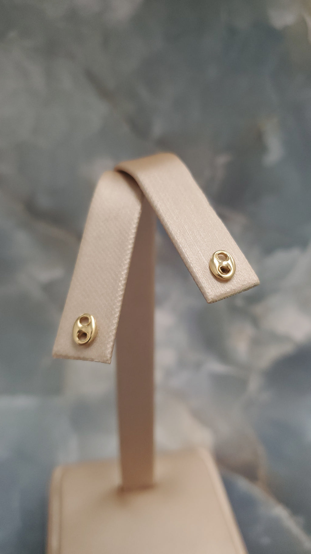 Oval Link Stud Earrings 105