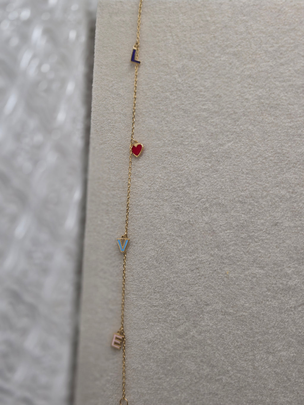 LOVE Enamel Charm Bracelet 115
