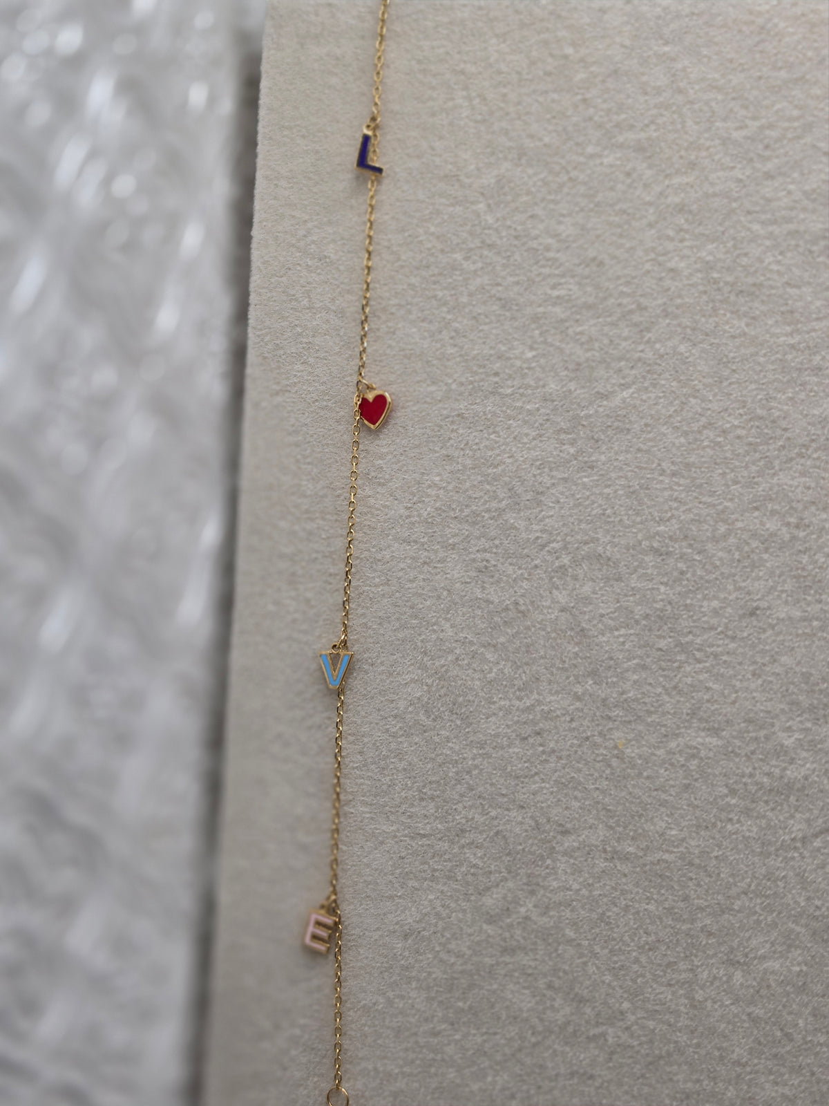LOVE Enamel Charm Bracelet 115