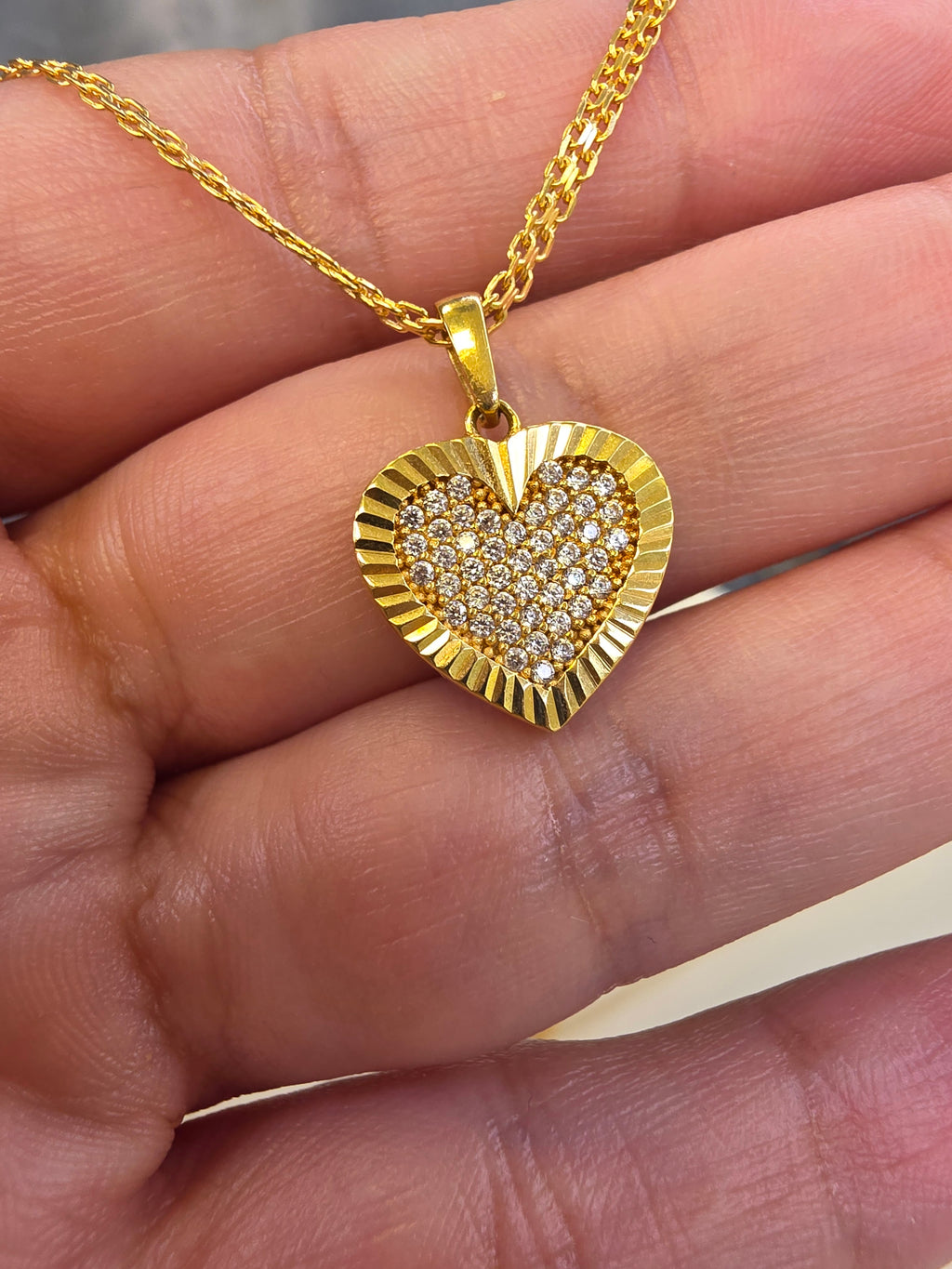 Heart Pendant with Zirconia 149